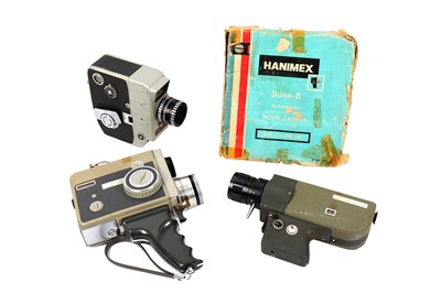 Lot 310 - A Group of Super 8 & 8mm Movie Cameras