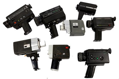 Lot 308 - A Group of Super 8 & 8mm Movie Cameras