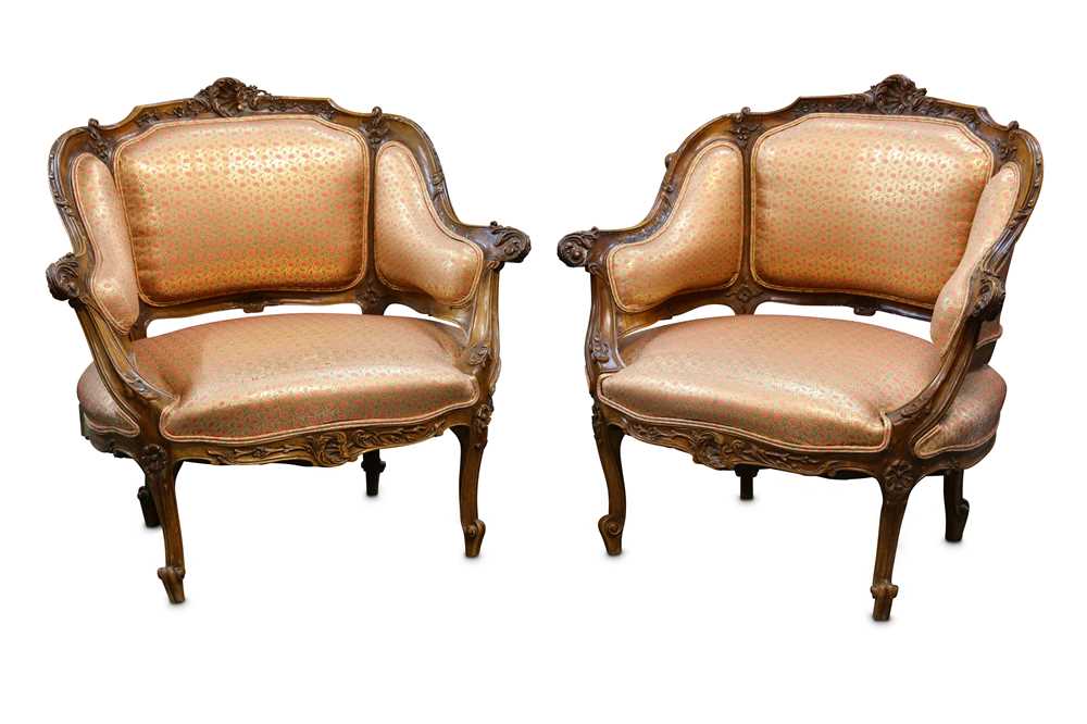 Antique French Carved Frame Accent Chair ~ Louis XV Fauteuil ~ Rococo Chair