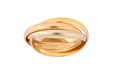 Lot 77 - A 'Trinity' ring, by Cartier