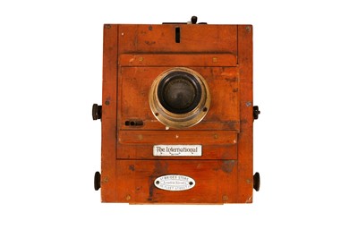 Lot 331 - A J. Lancaster 'The International' Tailboard Camera