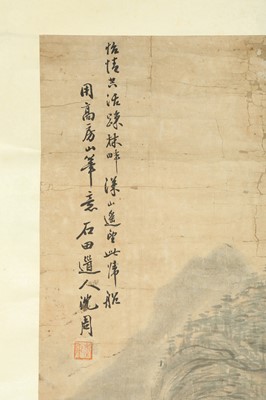 Lot 263 - SHEN ZHOU (follower of, 1427 – 1509). LANDSCAPE.