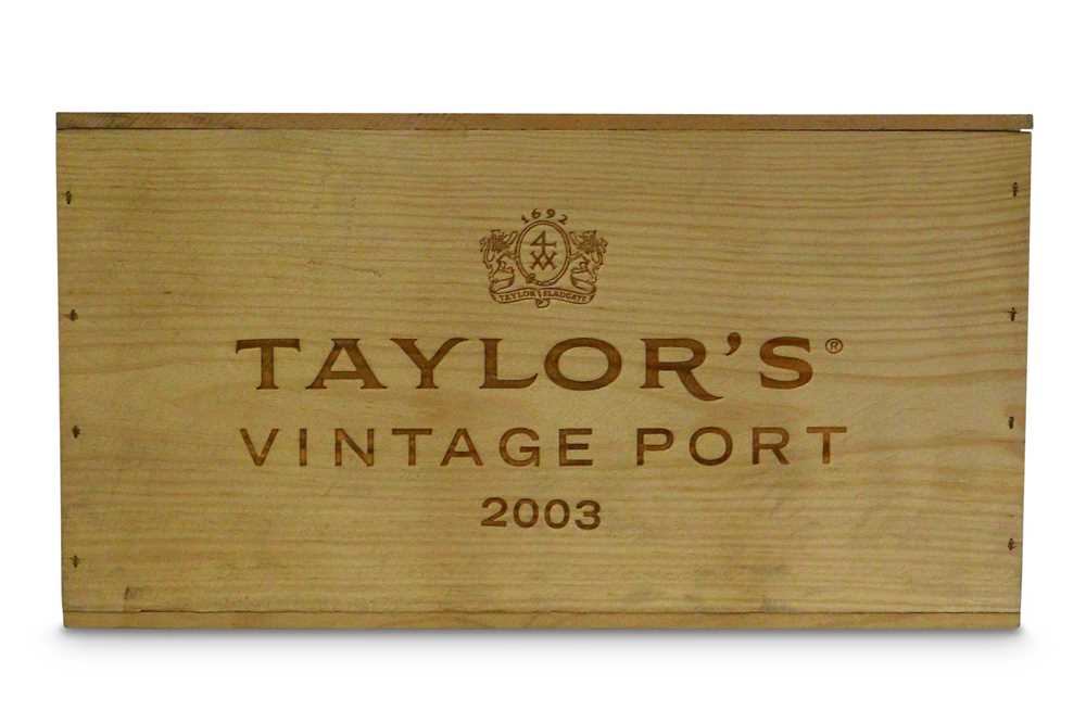 Lot 1022 - Taylor Fladgate Vintage Port 2003