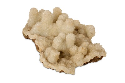 Lot 55 - A NATURAL ROCK CRYSTAL GEODE