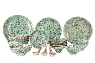 Lot 231 - A collection of Chinese famille rose porcelain.