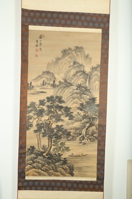 Lot 816 - A COLLECTION OF FIVE CHINESE HANGING SCROLLS.