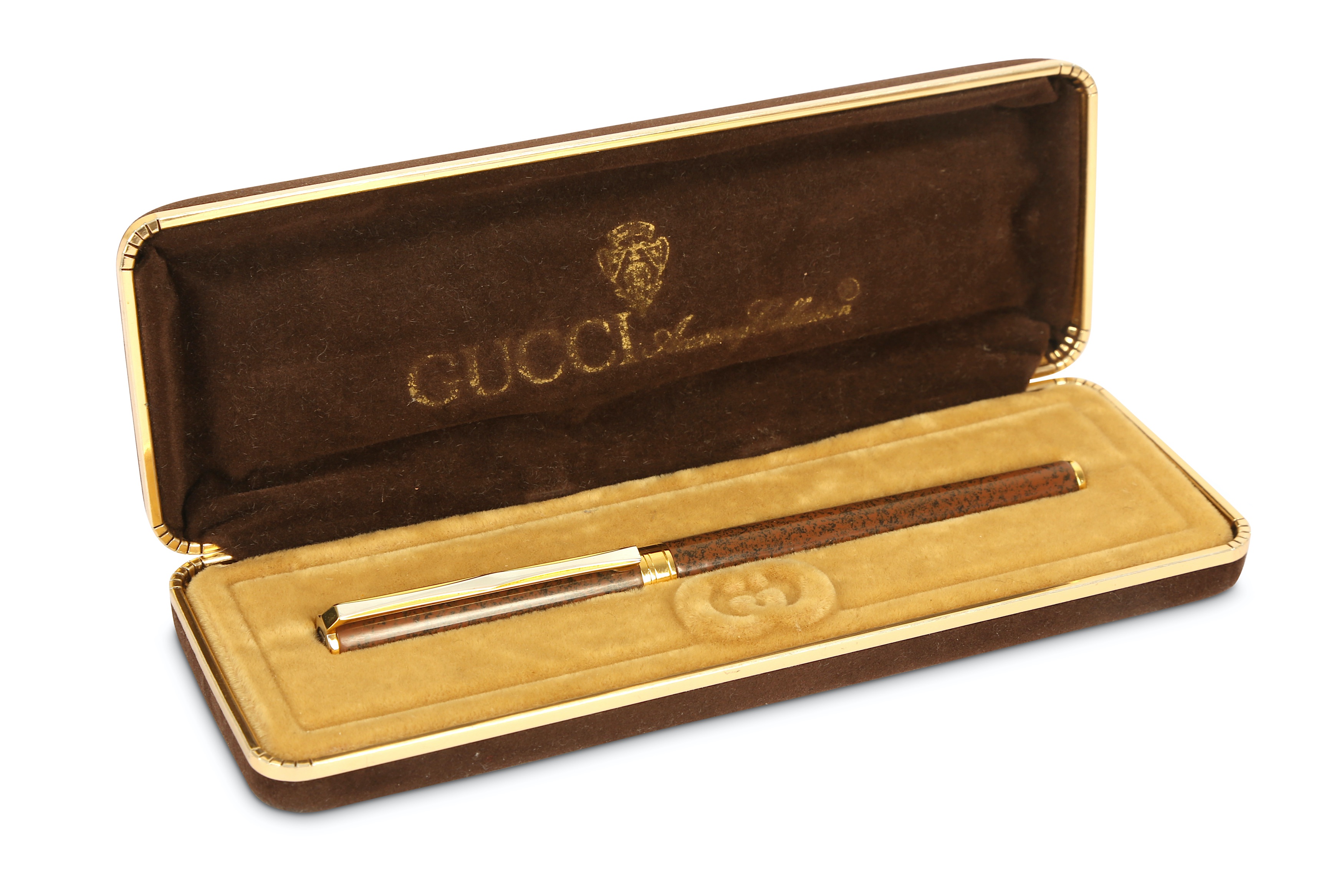 Sold at Auction: Gucci Ballpoint Pen Industrial Finish Push Top