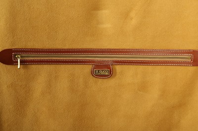 Lot 207 - A GUCCI VINTAGE ROLLING STEAMER TRUNK