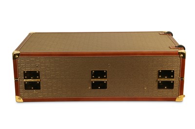 Lot 207 - A GUCCI VINTAGE ROLLING STEAMER TRUNK