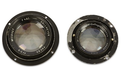Lot 324 - A Pair of Dallmeyer Press Lenses