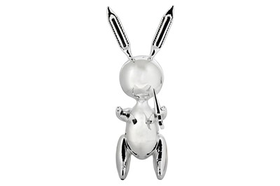 Lot 345 - After Jeff Koons, 'Silver Rabbit'