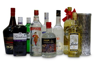 Lot 975 - A selection of spirits