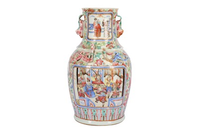 Lot 283 - A 19th Century Chinese famille rose porcelain vase