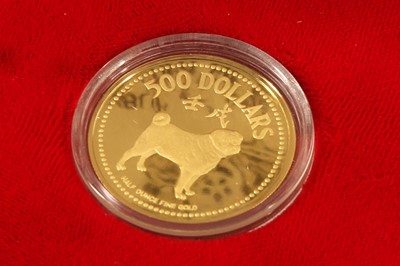 Lot 82 - A 1982 22ct Republic of Singapore 500 dollar gold proof coin