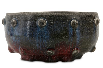 Lot 188 - A CHINESE FLAMBÉ-GLAZED WASHER.