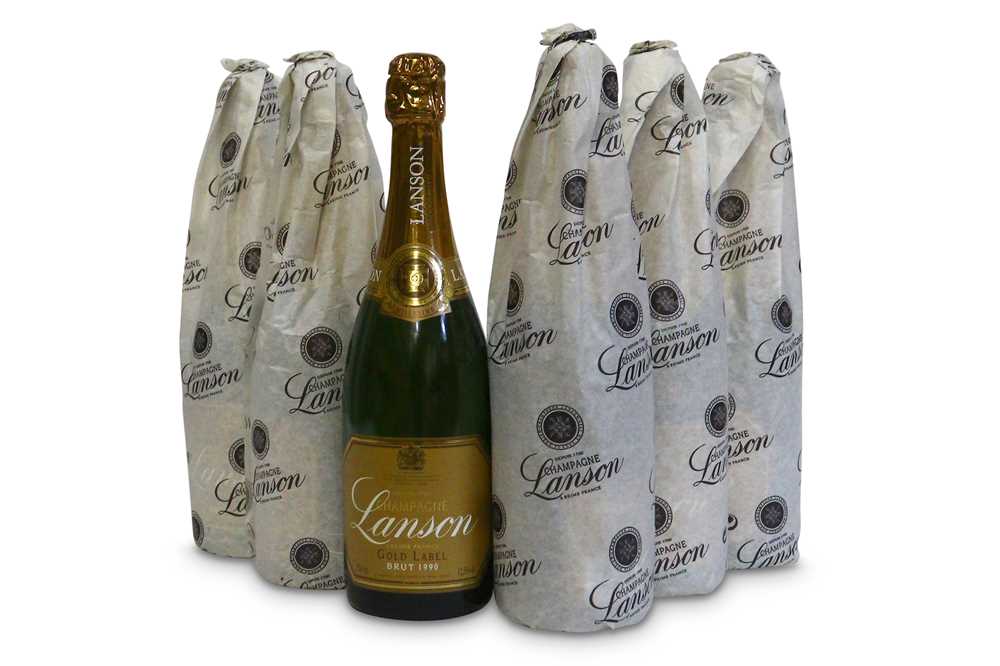 Lot 44 - Lanson Brut, Champagne 1990