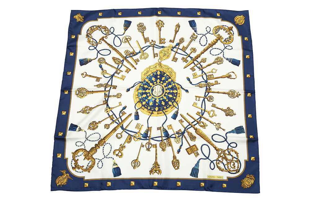 Lot 103 - Hermes 'Les Cles' Silk Scarf