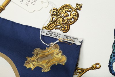 Lot 103 - Hermes 'Les Cles' Silk Scarf