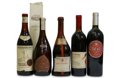 Lot 578 - A selection of Italian Wines and Grappa