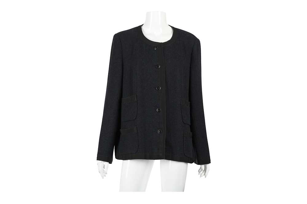 Lot 94 - Chanel Dark Blue Jacket - Size 46