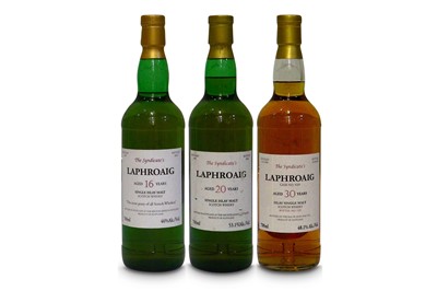 Lot 453 - The Syndicate Laphroiag Trio