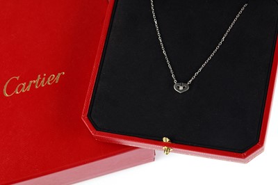 Lot 92 - A 'C Heart of Cartier' diamond necklace, by Cartier