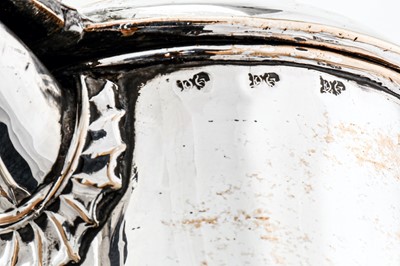 Lot 502 - An early George III Old Sheffield Silver Plate tankard, Sheffield circa 1760-70 by Tudor and Leader