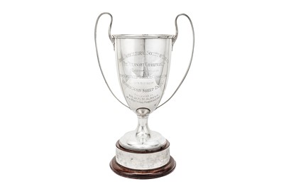 Lot 417 - Agricultural interest - A George V sterling silver trophy, London 1934 by Robert Pringle & Sons