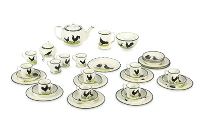 Lot 396 - An early 20th century miniature tea service or nursery set, by Hammersley and Co