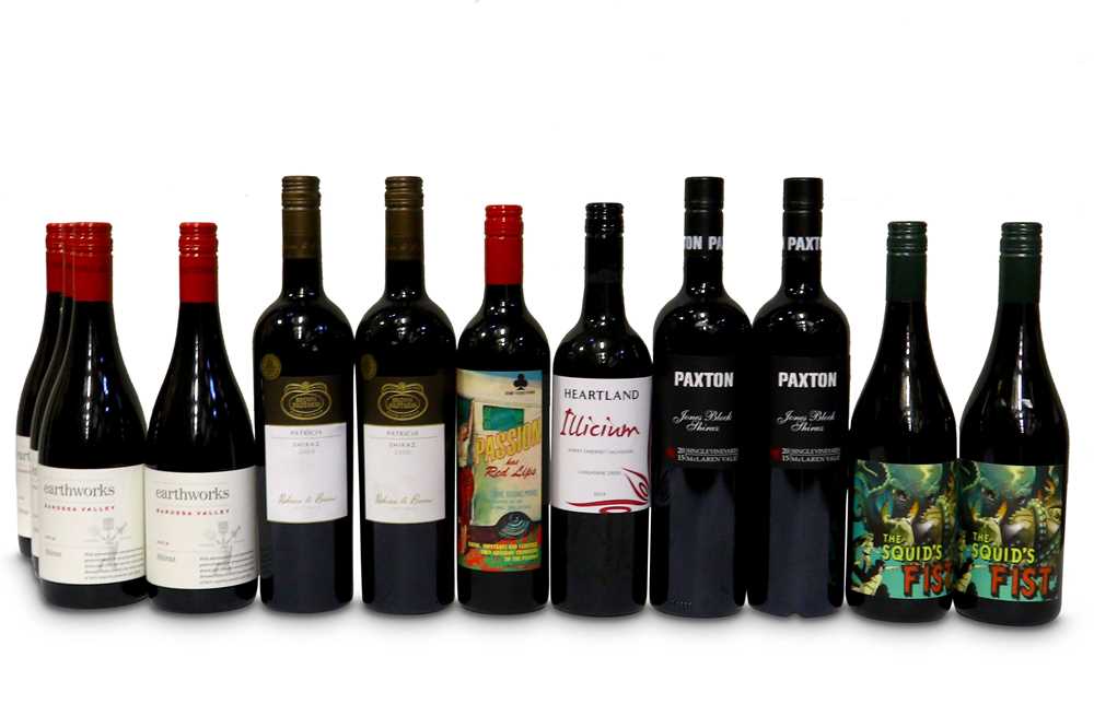 Lot 324 - Mixed Australian Shiraz