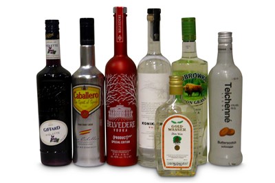 Lot 967 - Assorted Vodka
