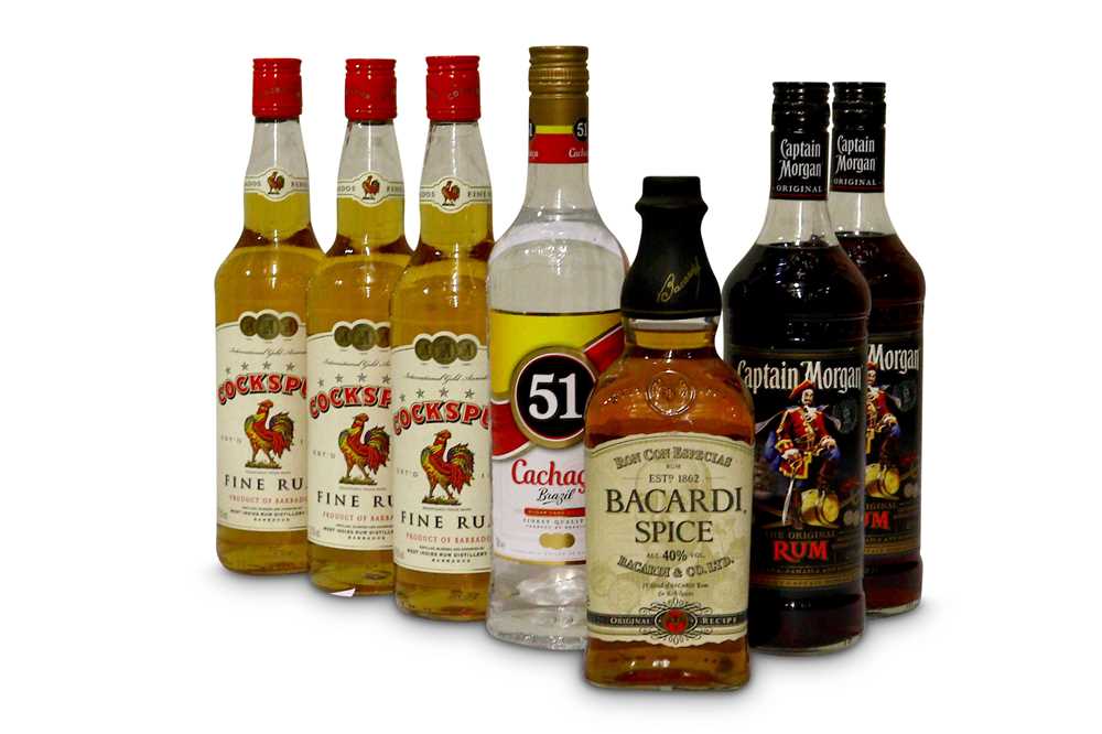 Lot 959 - Assorted Rums