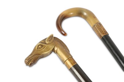 Lot 459 - Two early 20th Century walking sticks