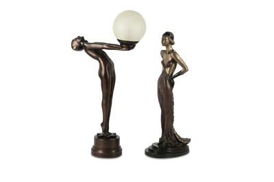 Lot 447 - Two table lamps