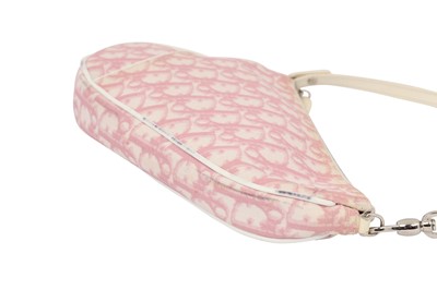Lot 21 - Christian Dior Pink Diorissimo Saddle Bag