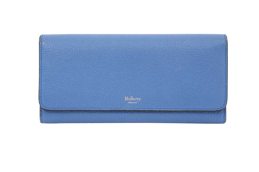 MULBERRY: Bryn bag in textured leather - Blue | Mulberry handbag HH7280238  online at GIGLIO.COM