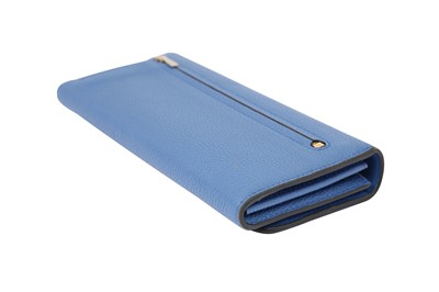 Lot 108 - Mulberry Porcelain Blue Leather Long Wallet