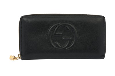 Lot 478 - Gucci Black Soho Long Wallet