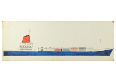 Lot 170 - Ridley (Trevor) A collection of eleven ship illustrations