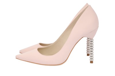 Lot 34 - Sophia Webster Baby Pink Coco Crystal Pump - Size 40