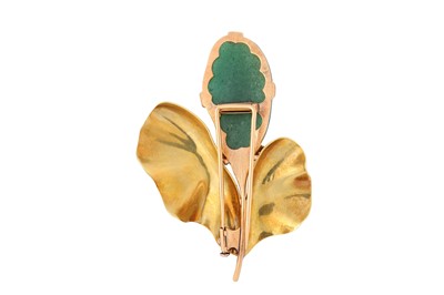 Lot 102 - A floral brooch, by Buccellati