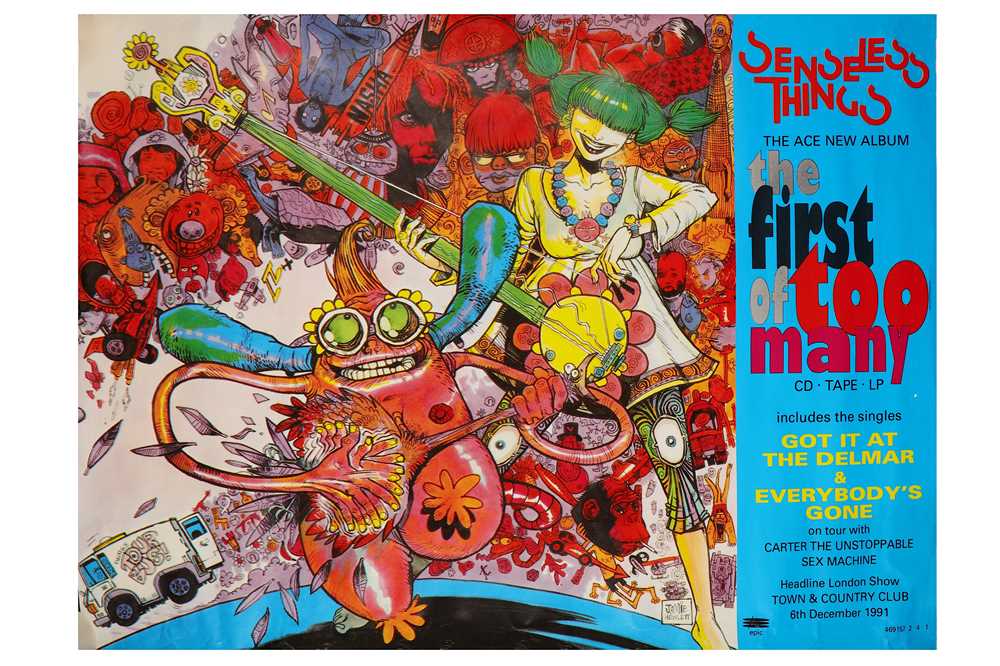Lot 458 - Jamie Hewlett (British, b.1968), 'Senseless Things Poster'