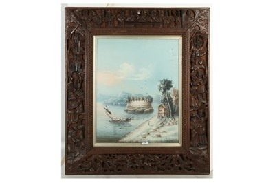 Lot 130 - THREE CHINESE 'WATERY LANDSCAPE' PAINTINGS.
