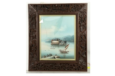 Lot 130 - THREE CHINESE 'WATERY LANDSCAPE' PAINTINGS.
