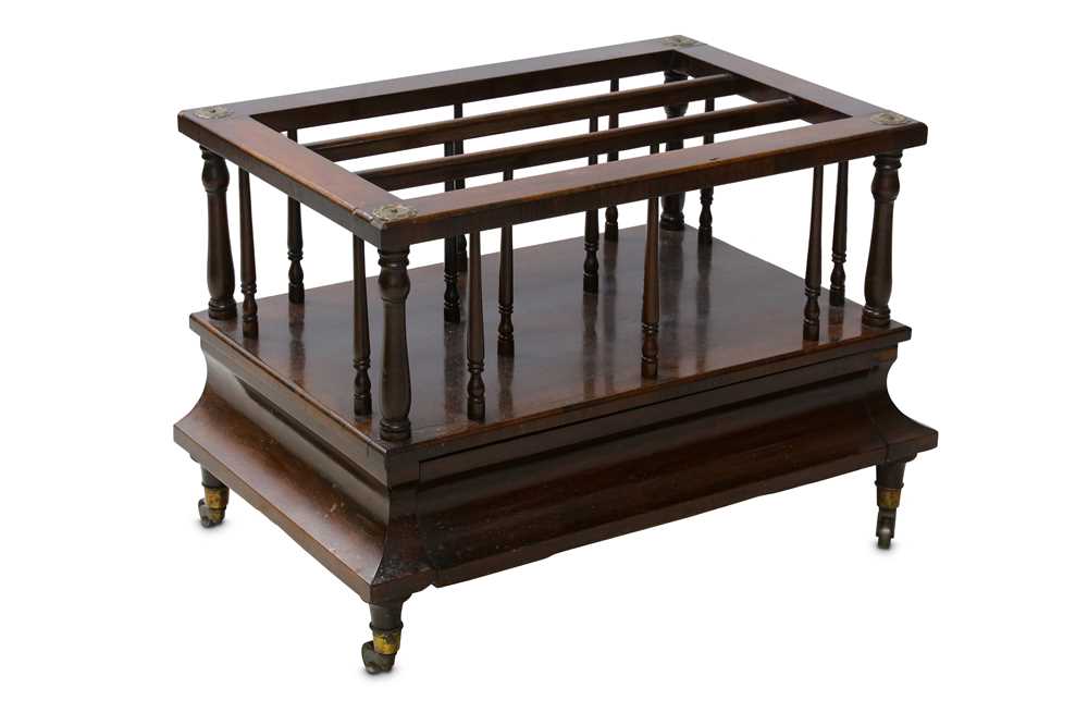 Lot 560 - An early Victorian rosewood Canterbury