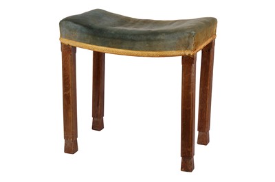Lot 383 - A George VI coronation stool
