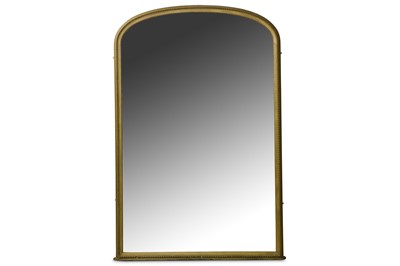 Lot 570 - A large Victorian gilt mirror