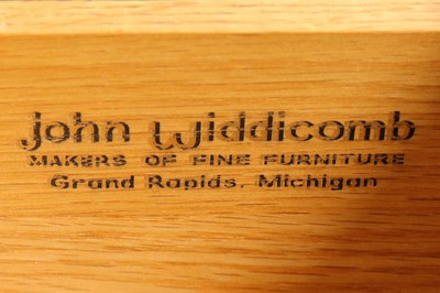 Lot 5 - John Widdicomb, Grand Rapids, Michigan, a circa 1960's walnut sideboard