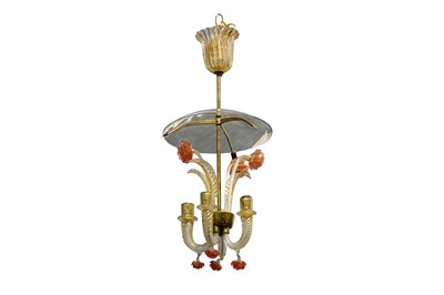 Lot 22 - A Murano glass chandelier in the manner of Barovier
