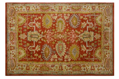 Lot 576 - A pair of 20th Century Caucasian design rugs